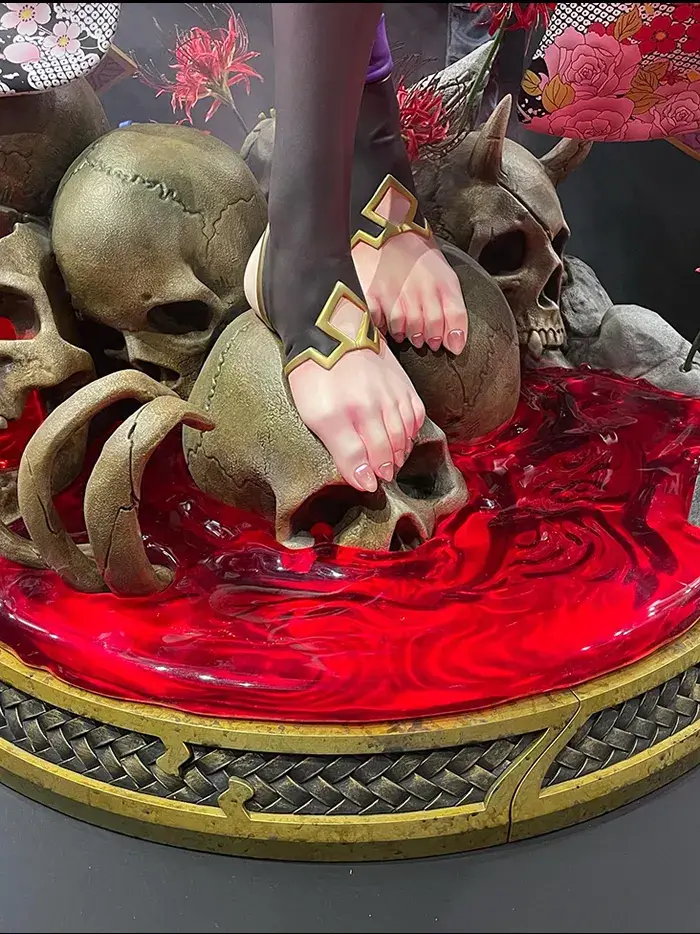 イラストレーター・漫画家 朝凪氏の等身大フィギュア「羅刹姫 沙鬼」の超高精度3D造形・制作事例。大スケール造形とデジタルアーカイブを担当。