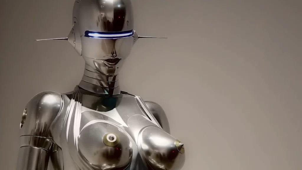 空山基氏の森美術館「宇宙と芸術展」出展作品の制作事例。3Dスキャニングと3Dプリンターを用いた美術造形。