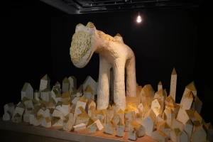 画家 谷口正造氏の作品「はなればなれの頼りない天使」の超高精度3Dスキャニングデータ。PLASTICMANIAがデジタルアーカイブを担当。