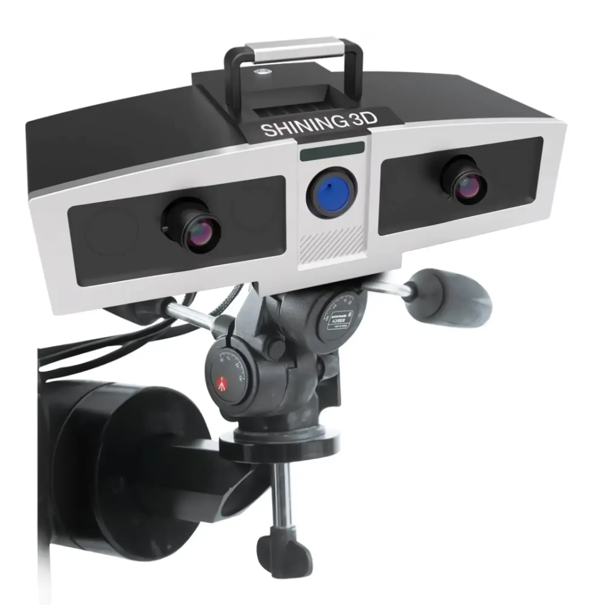 3セットの5メガピクセルカメラを搭載し、高精度な品質検査が可能な構造化光式スキャナー OptimScan-5M