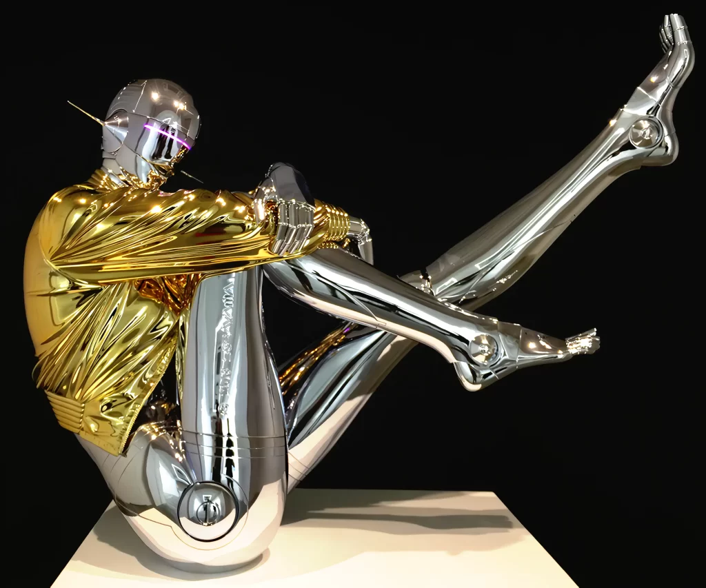 空山基氏のSORAYAMA EXPLOSION展示作品。3Dスキャニングによる美術造形事例。