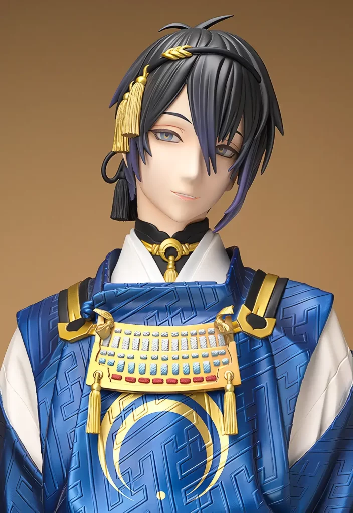 刀剣乱舞-ONLINE-三日月宗近の二年の歳月をかけて制作された一分の一（1/1）スケールフィギュアの制作事例。大スケール造形と彩色。